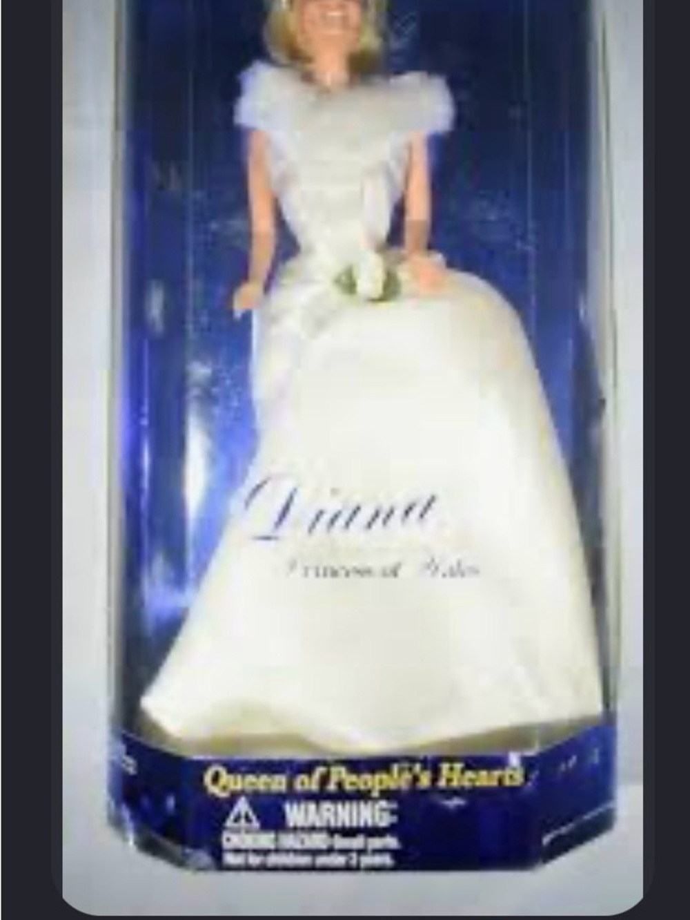 Diana Princess of Wales Porcelain Figurine Doll
